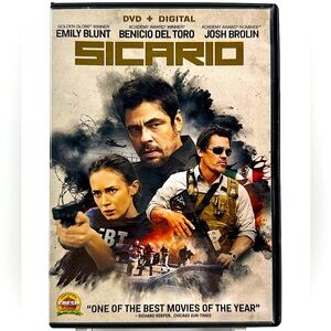 Sicario on DVD.